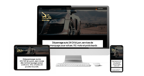 Développement web pour un dépanneur automobile