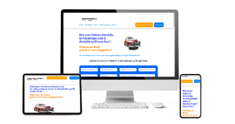 Réalisation d'un site vitrine d'un garage automobile