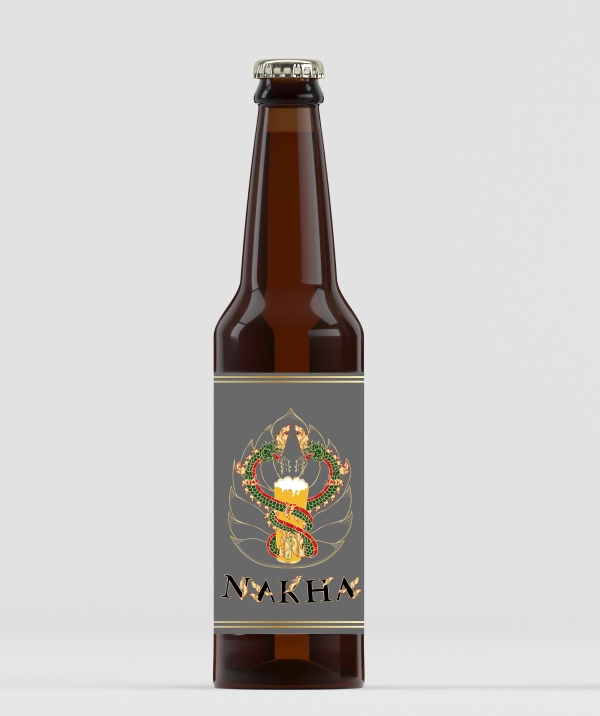 Réalisation d'une étiquette de bière pour un brasseur à Segonzac