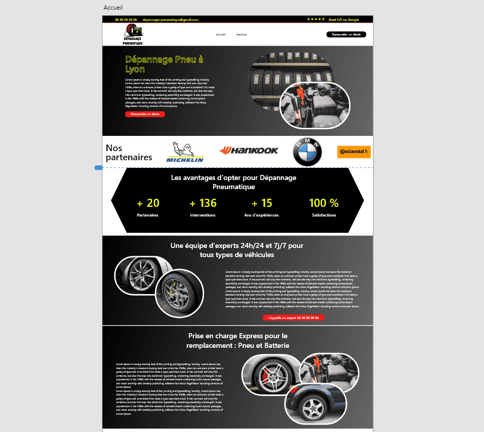 Présentation d'une interface utilisateur UI
